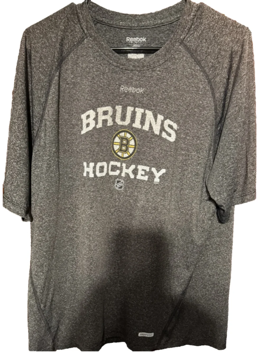Boston Bruins Vintage Reebok Gray T-Shirt Men's Sz L ?